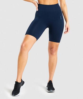 Dámské Šortky Gymshark Flex Cycling Tmavě Blankyt | CZ 3833BEX